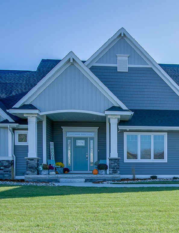 Custom home in Auburn, Michigan
